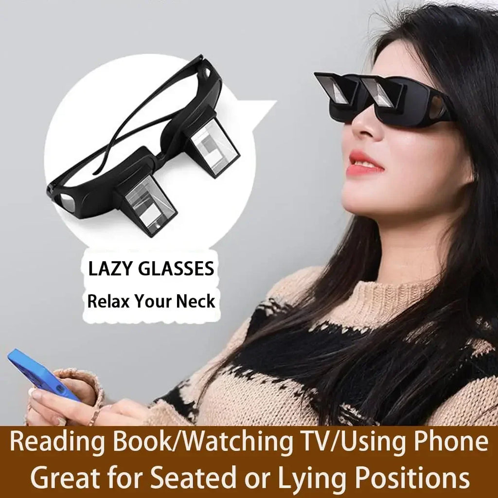 Lazy Eyeglasses Prismatic Periscope Glasses