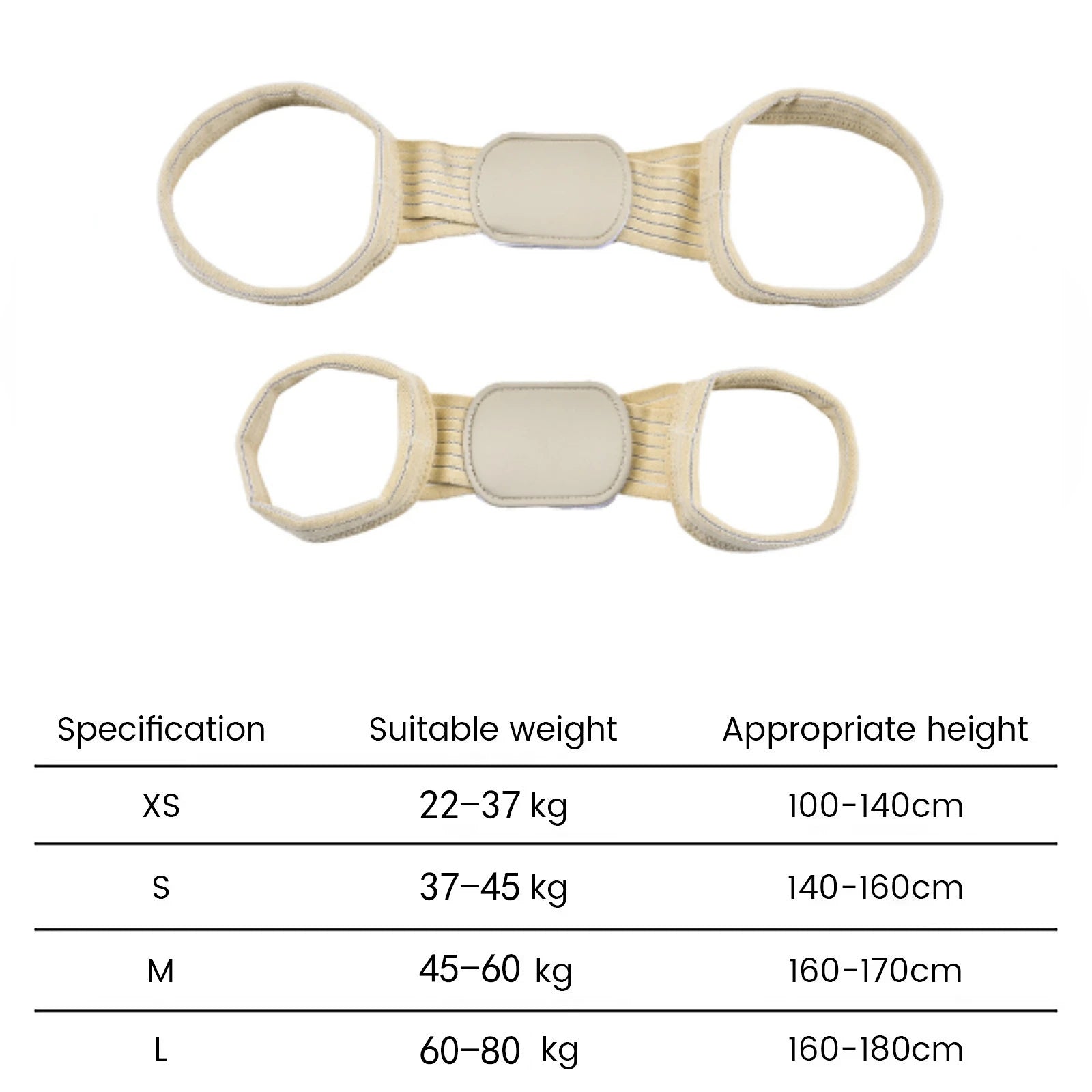Posture Corrector sizing