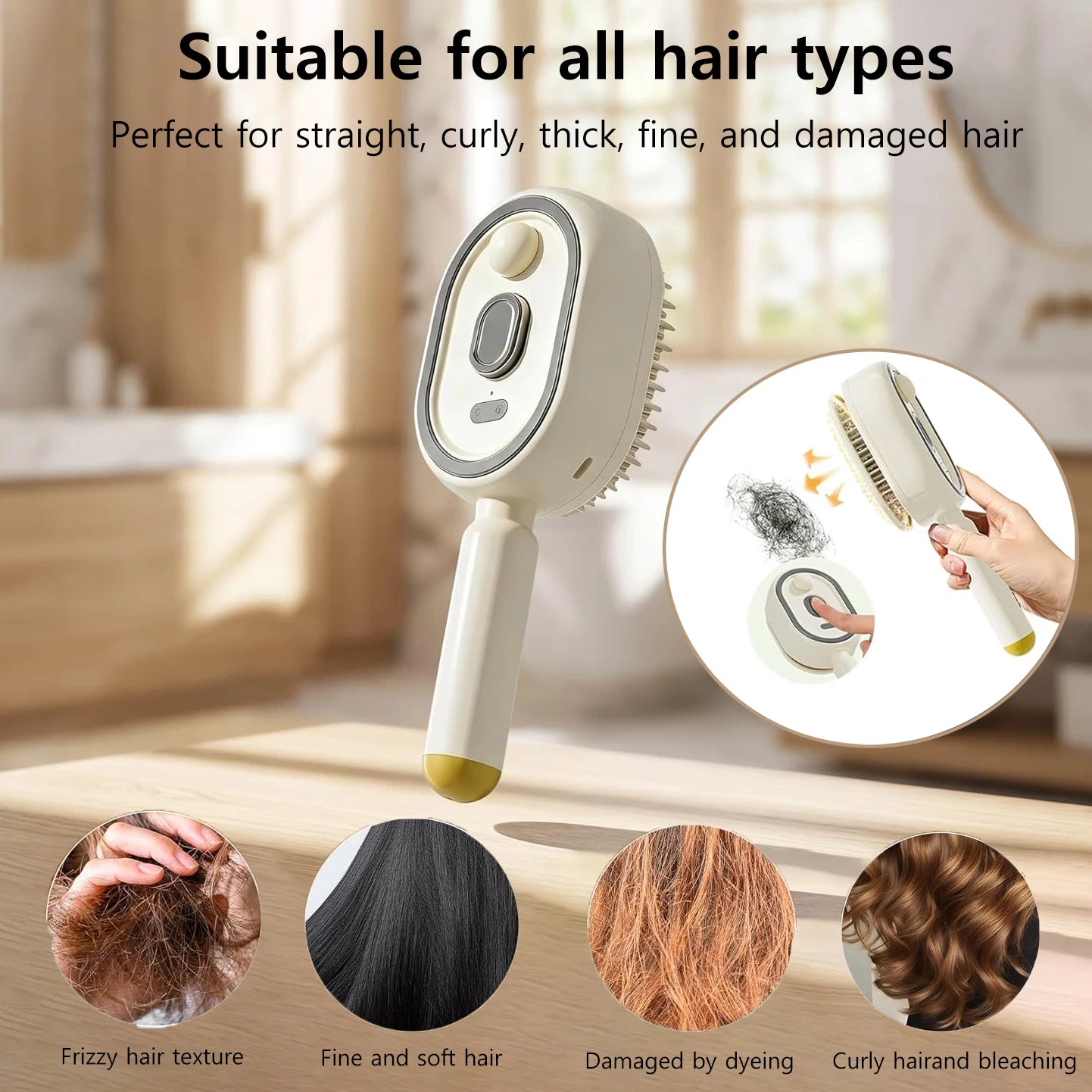 Hair Brush spray feature