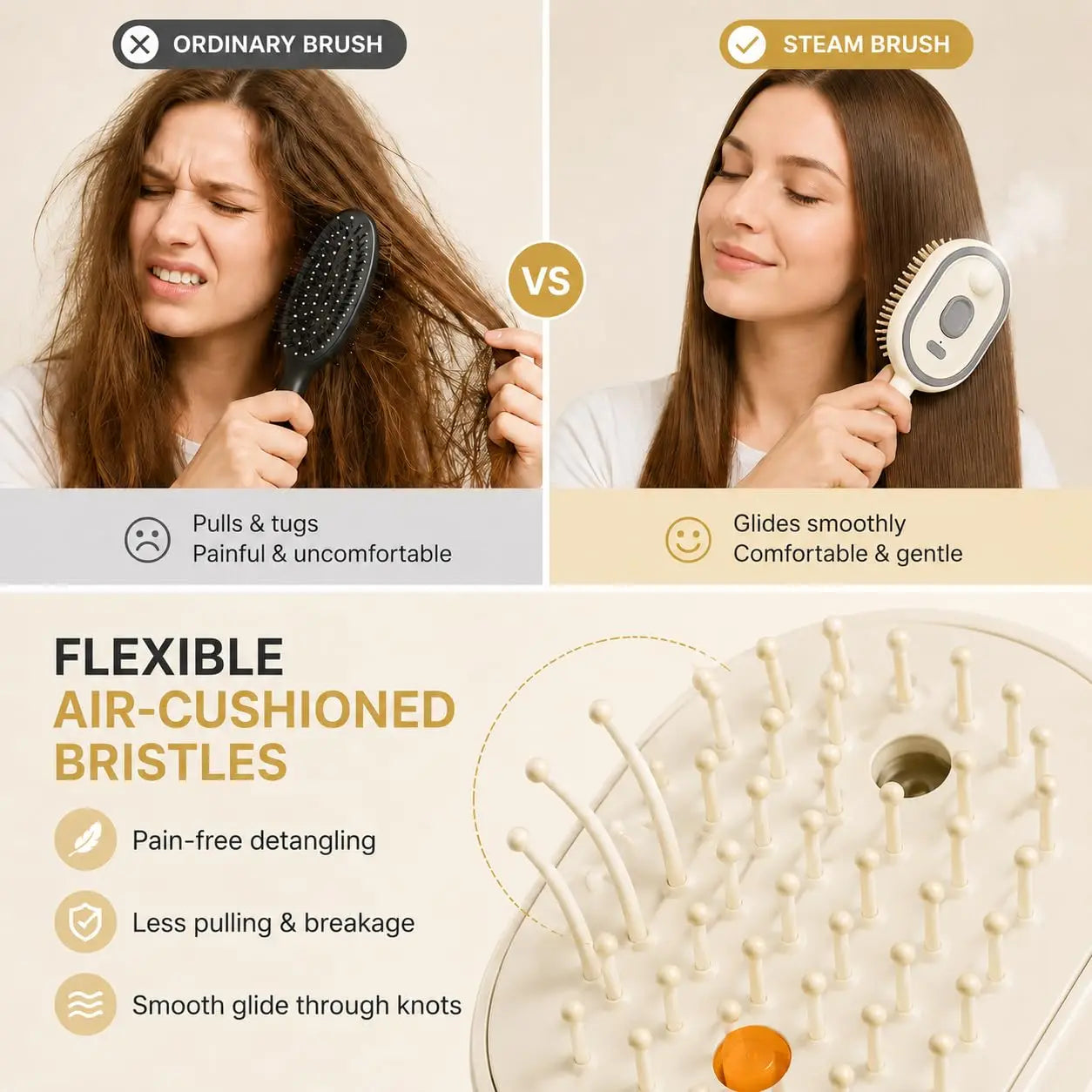 Hair Brush - Purple